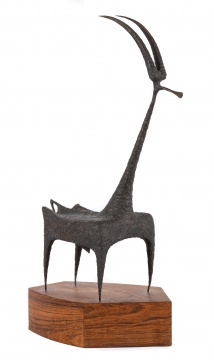 Bronze Stylized Animal Sculpture